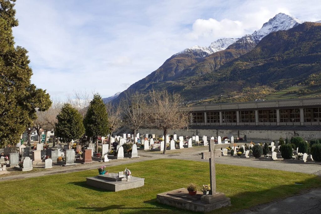 Il cimitero monumentale di Aosta