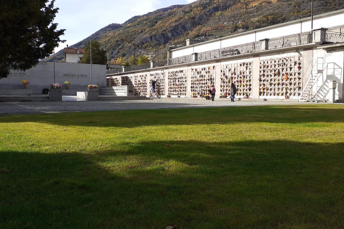 Il cimitero monumentale di Aosta