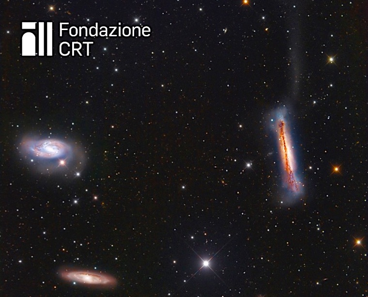 Il terzetto di galassie composto da M65 (in basso), M66 (in alto a sinistra) e NGC 3628 (a destra). Credit: Francis Bozon (https://apod.nasa.gov/apod/ap210320.html)