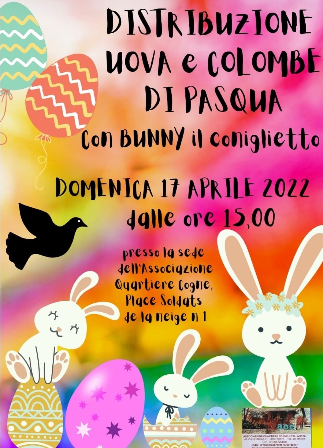 Quartiere Cogne locandina pasqua