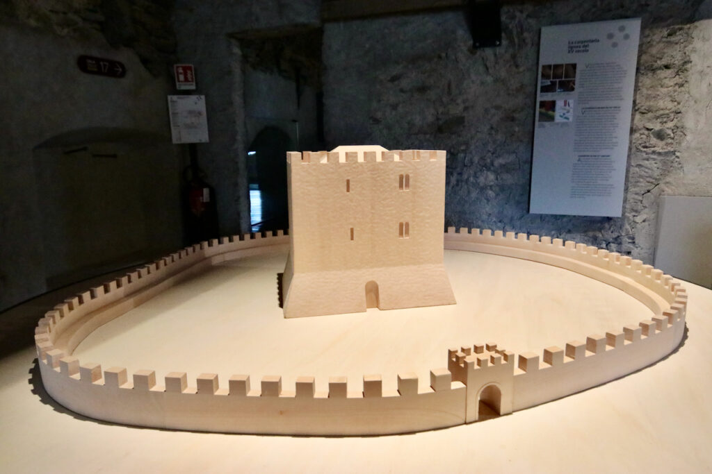 Castello di Aymavilles modellino