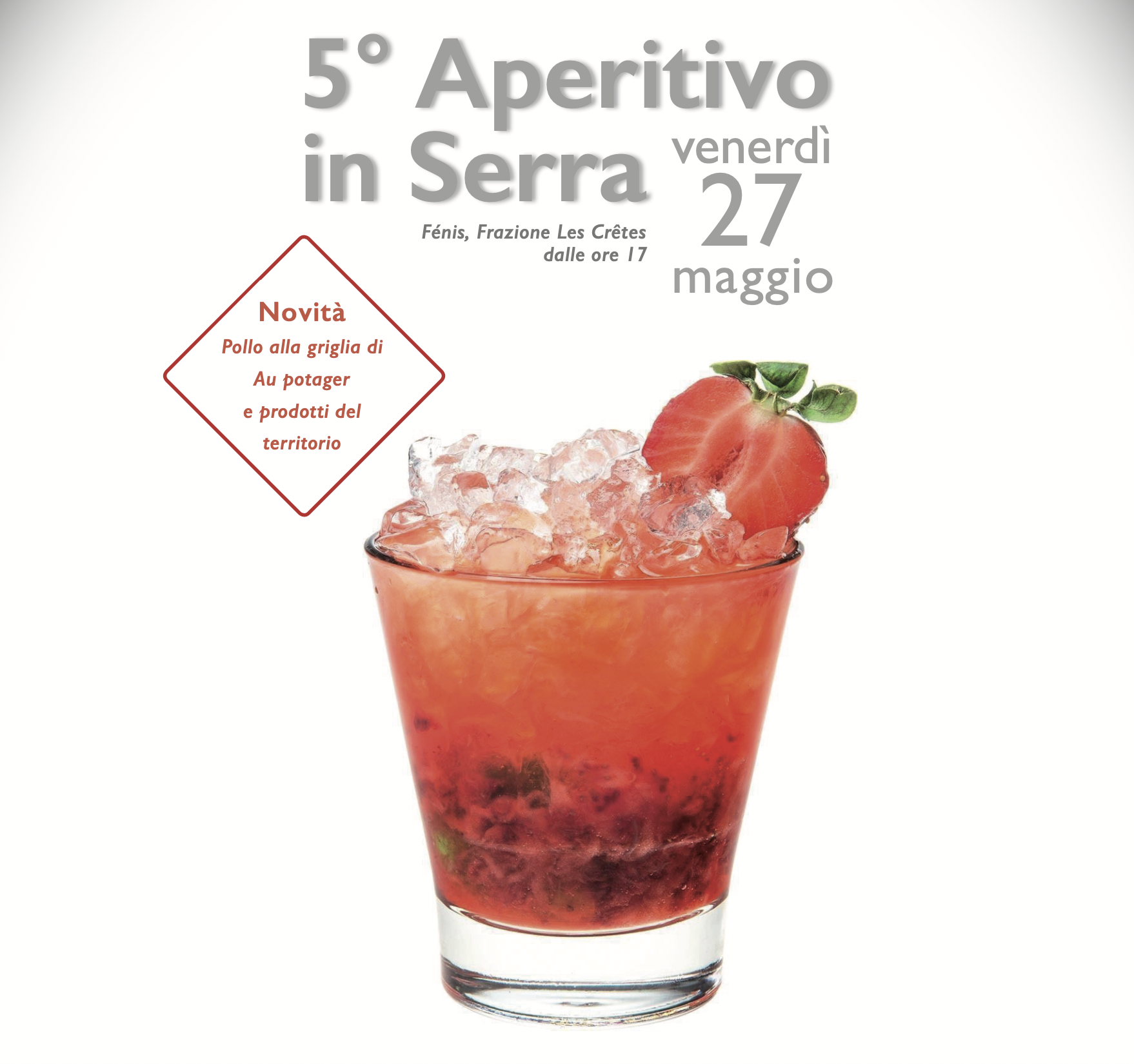 aperitivo in serra au potager