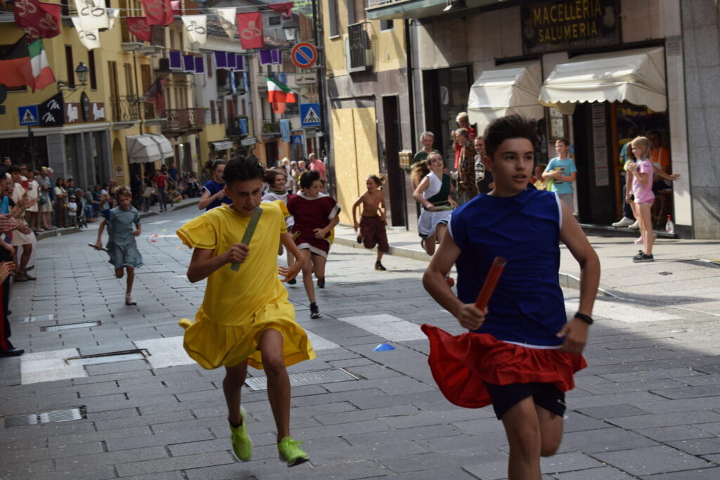 La staffetta dei bambini