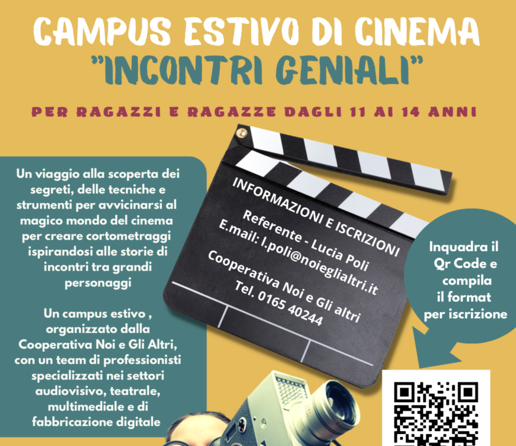 Aperte le iscrizioni ai laboratori di cinema “Incontri Geniali – la scatola magica”