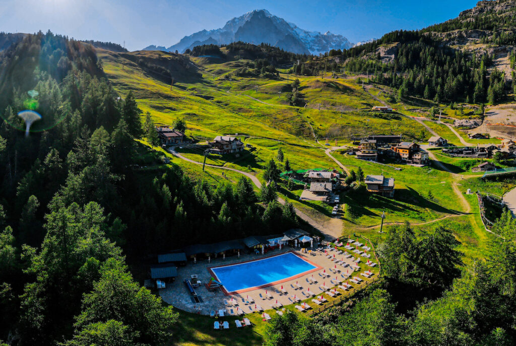 La piscina alpina Plan Chécrouit -Lorenzo Belfrond Photo