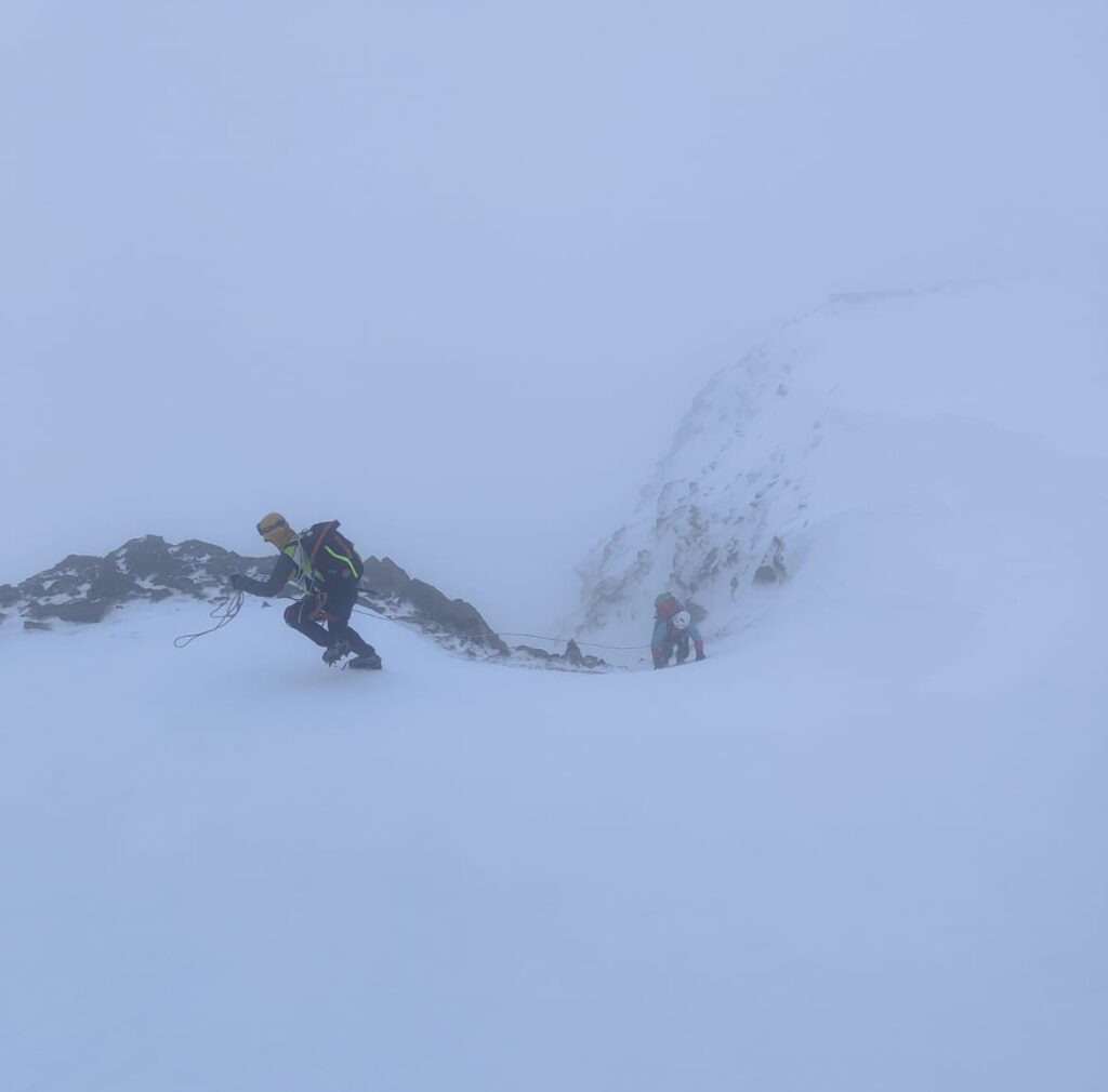 Soccorso alpino valdostano, recupero 3 alpinisti sul Monte Rosa