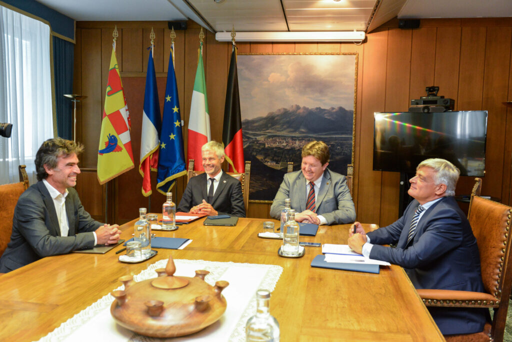 Il presidente dell’Auvergne-Rhône-Alpes in visita in Valle d’Aosta