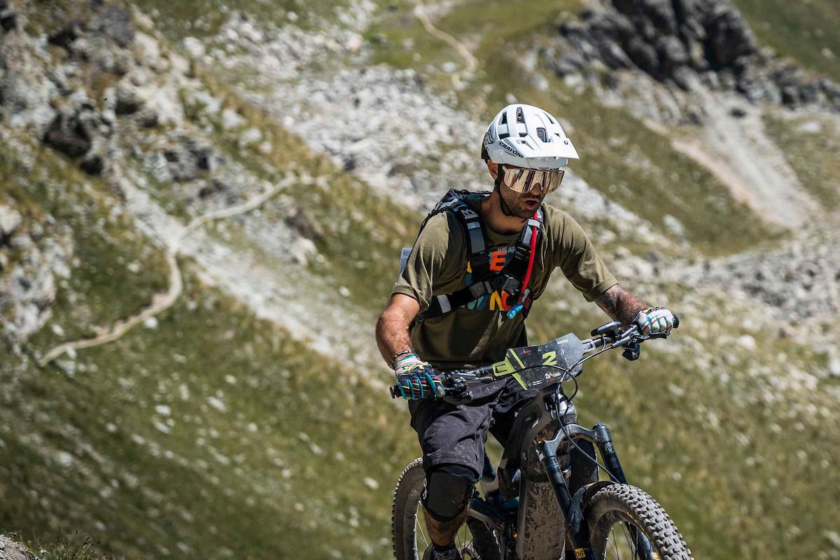 Andrea Garibbo Durante la terza tappa di All Around eMTB Race Bosch ePowered 2022 - Photo © Morgan Bodet