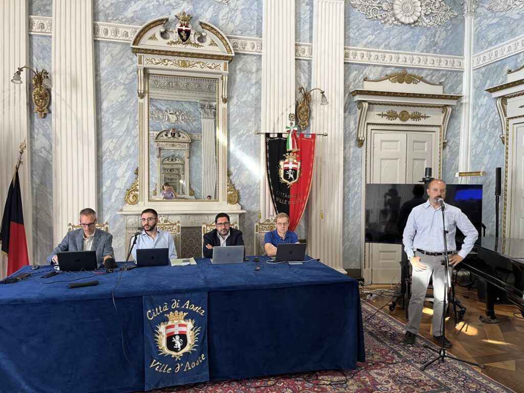 Da sinistra Amedeo Garelli, Samuele Tedesco, Stefano Franco e Roberto Gens