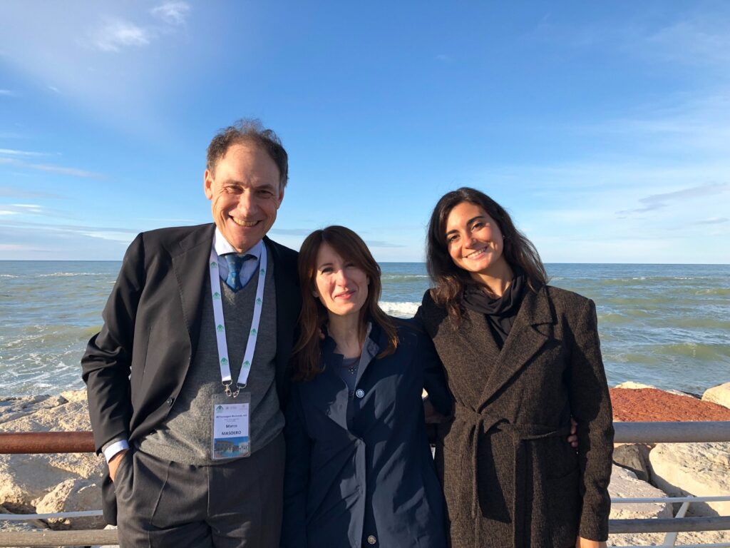 In giro per Pesaro con i Professori di Acustica Professor Carlo Marco Masoero (Polito) e Professoressa Louena Shtrepi (Polito) durante il 46° Convegno Nazionale AIA, maggio 2019