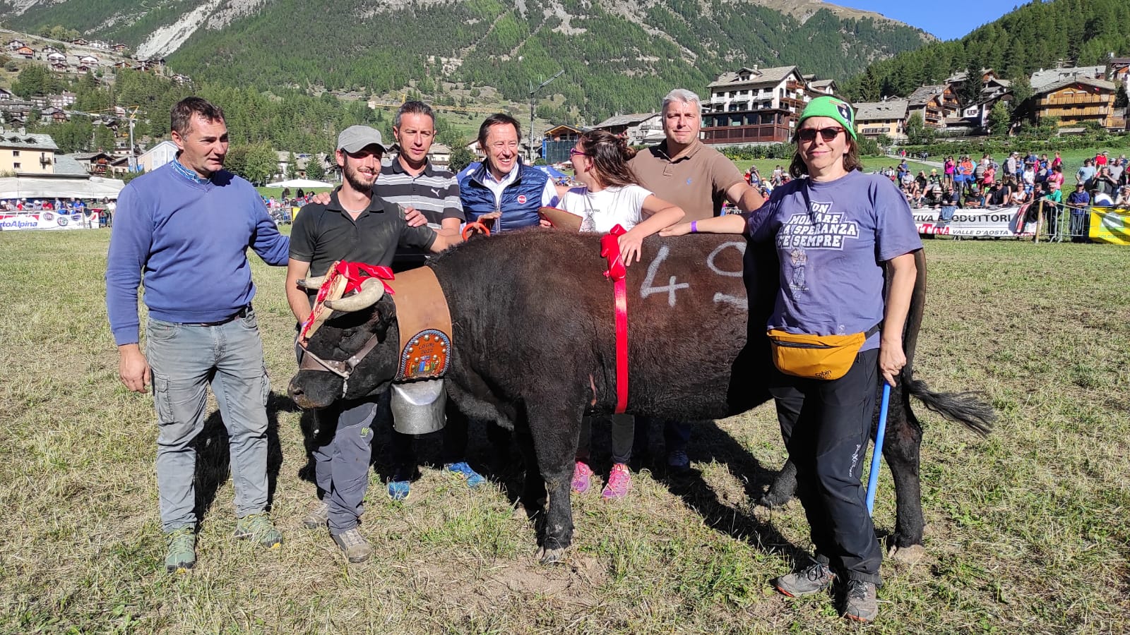 I The Quendoz di Jovençan hanno vinto il terzo peso a Cogne per merito di Scintilla