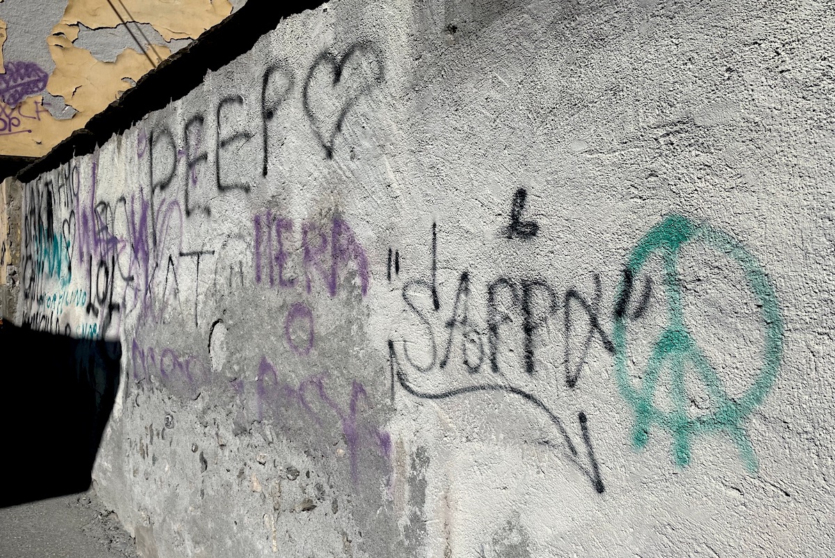 Graffiti ad Aosta