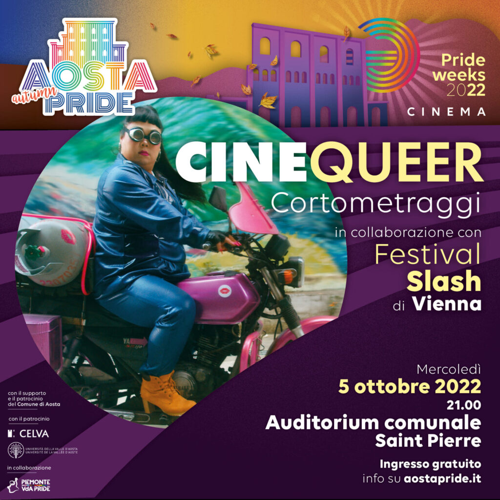 aostapride locandina eventi cinequeer