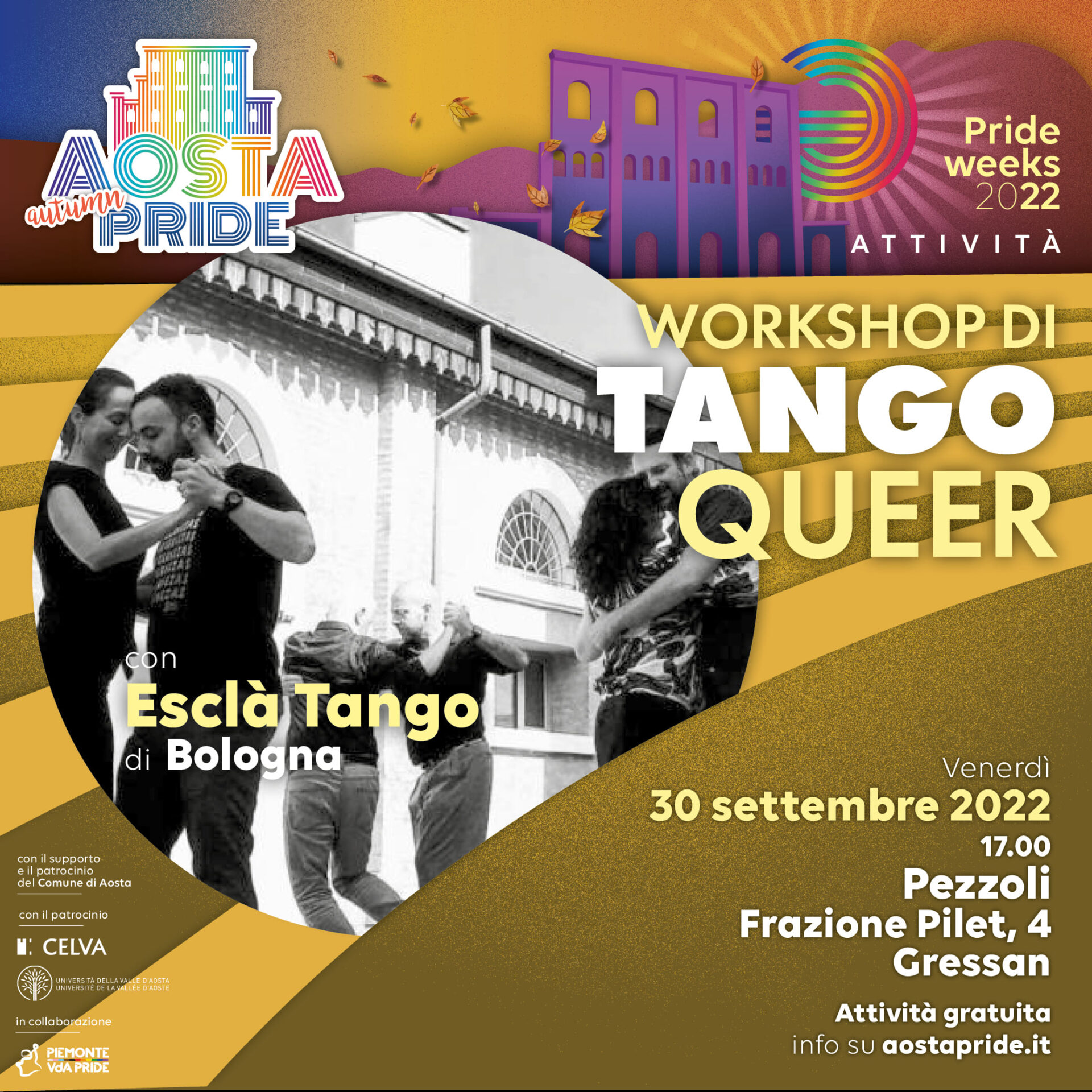 aostapride locandina tango queer