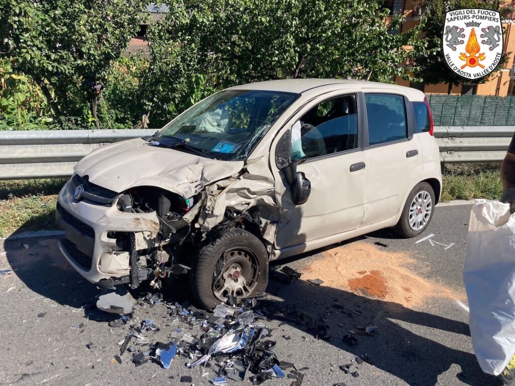 incidente stradale a Quart