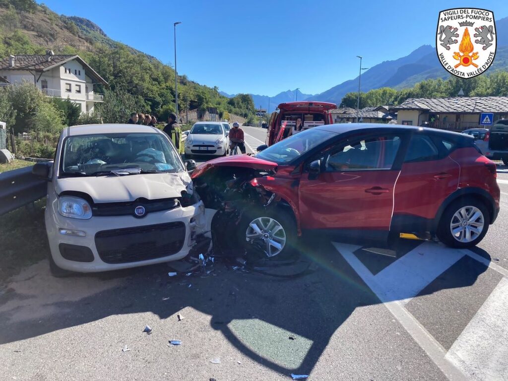 incidente stradale a Quart