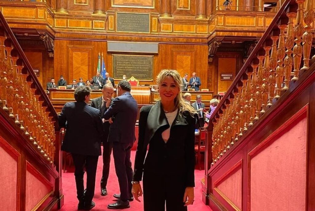 La senatrice Nicoletta Spelgatti a Palazzo Madama