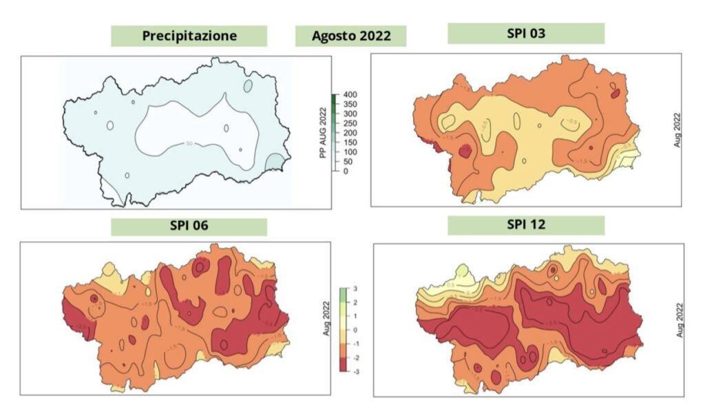 La siccità in Valle d’Aosta 