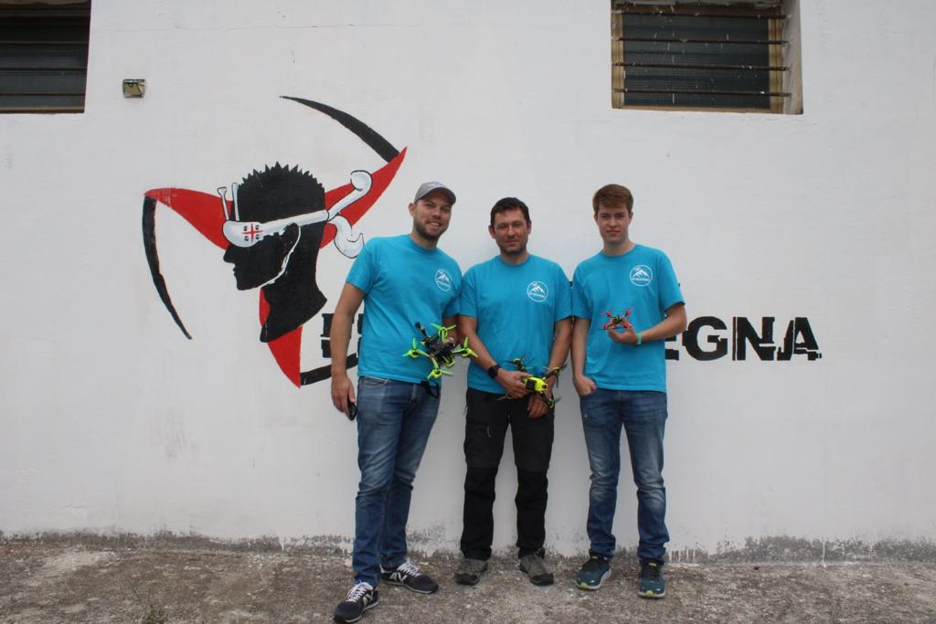 Il team al trofeo “Mistery Event Fpv Sardegna”