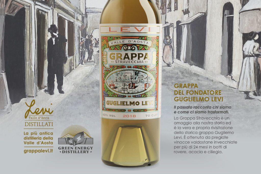 La Grappa Stravecchia Guglielmo Levi vince il Premio dei 5 Grappoli della Guida Bibenda