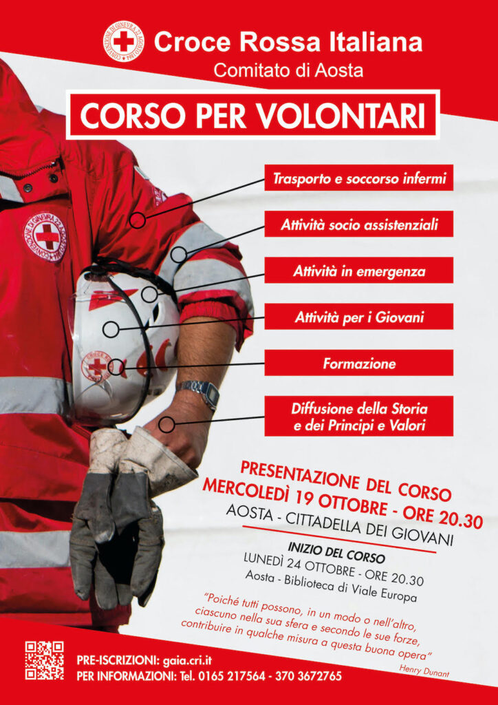 Locandina Croce Rossa Italiana