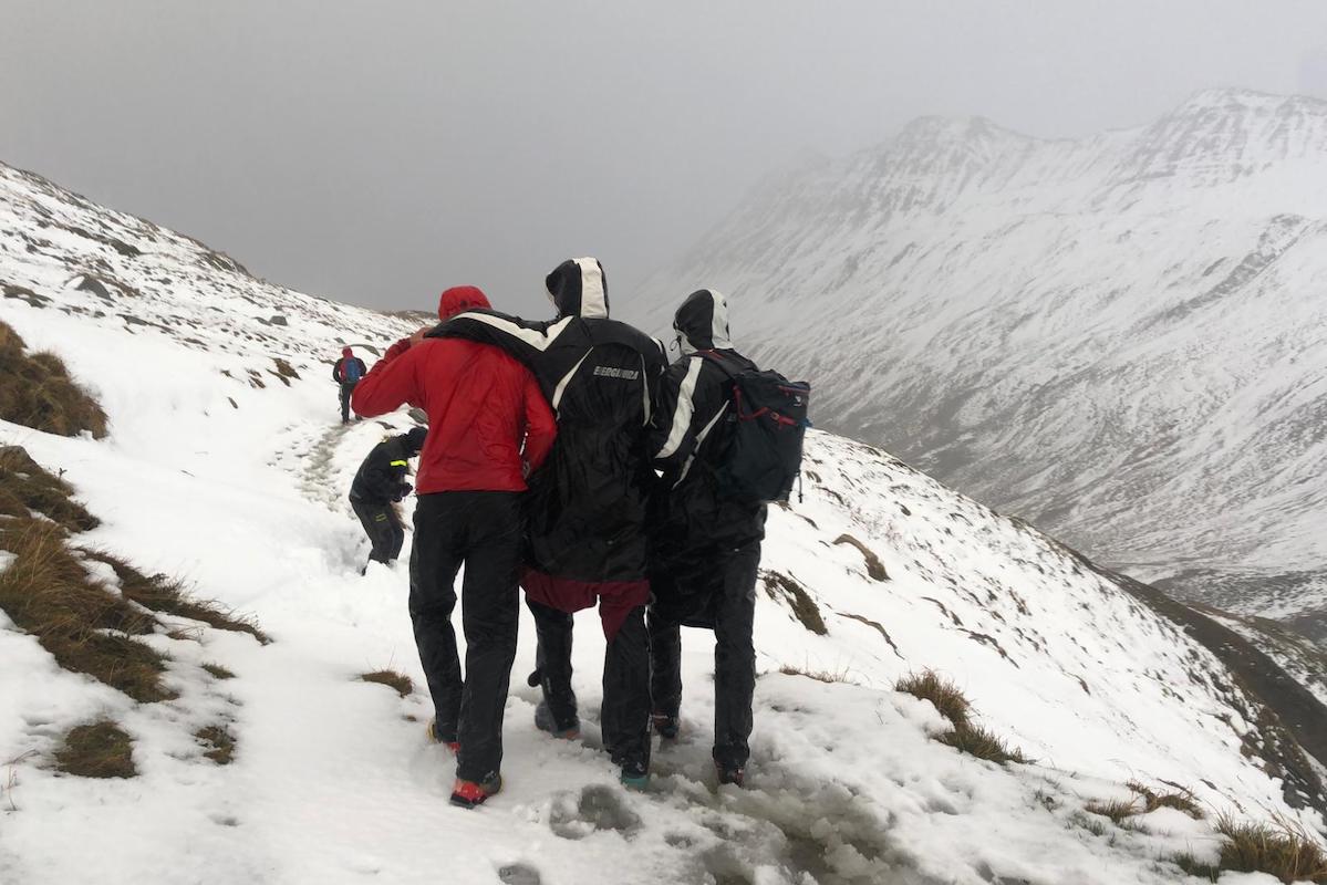 L'escursionista bloccato al Col de la Seigne recuperato dal Sagf