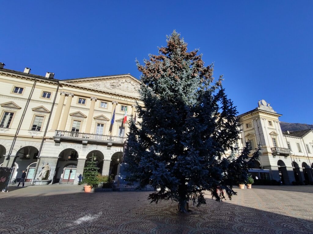 albero di Natale - Foto comune Aosta