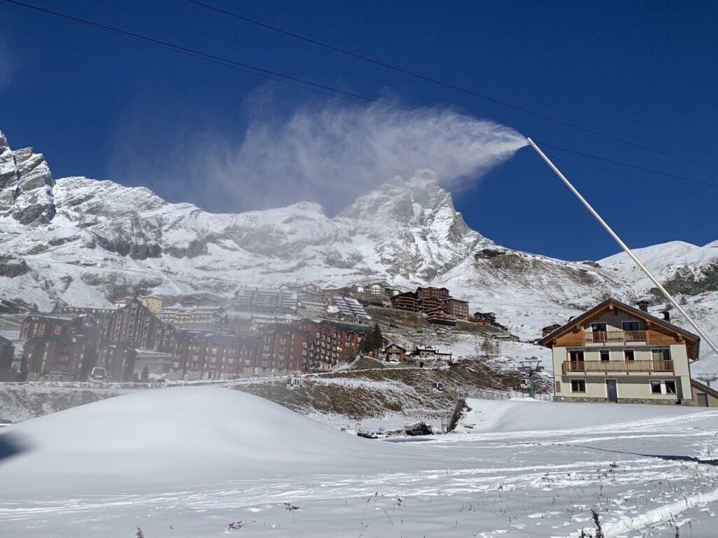 Cervinia piste neve