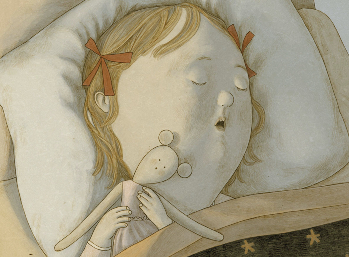 L’illustrazione de “La bambina che non dormiva mai”
