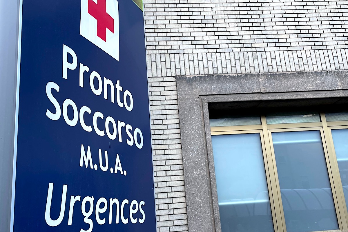 Il Pronto soccorso dell'ospedale "Parini" di Aosta