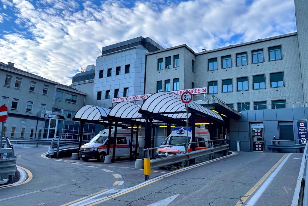 Il Pronto soccorso dell'ospedale "Parini" di Aosta