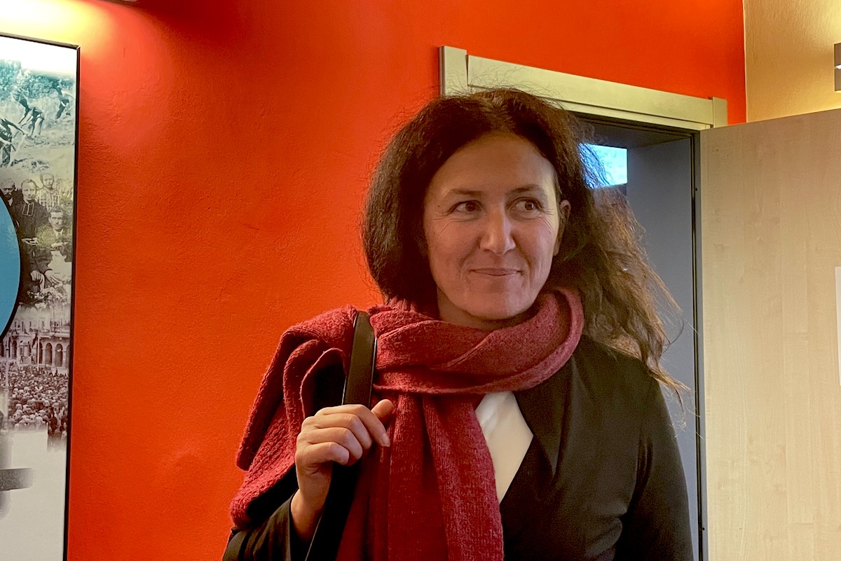 La presidente dellUnion valdôtaine Cristina Machet