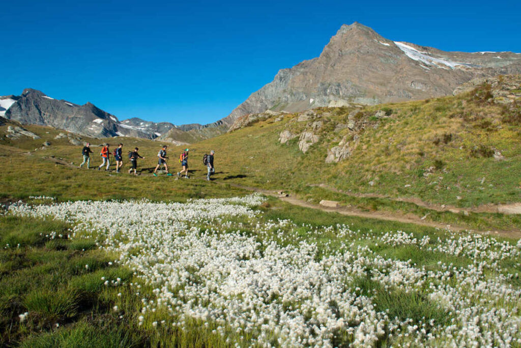 escursionisti nivolet - Péarco nazionale Gran Paradiso