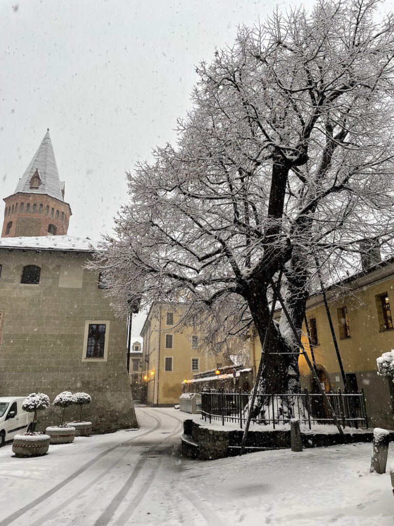 Aosta neve dicembre