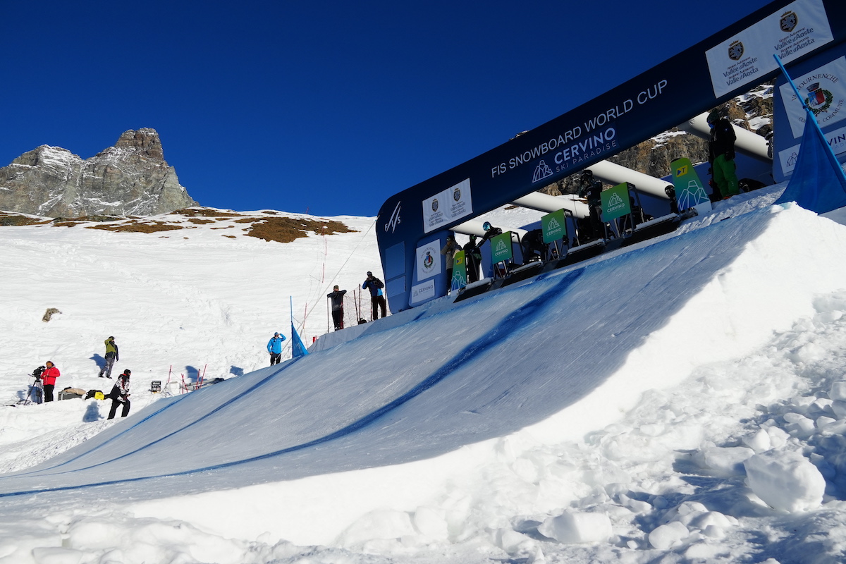 Coppa del Mondo snowboard Cervinia foto Gianluca Gobbi
