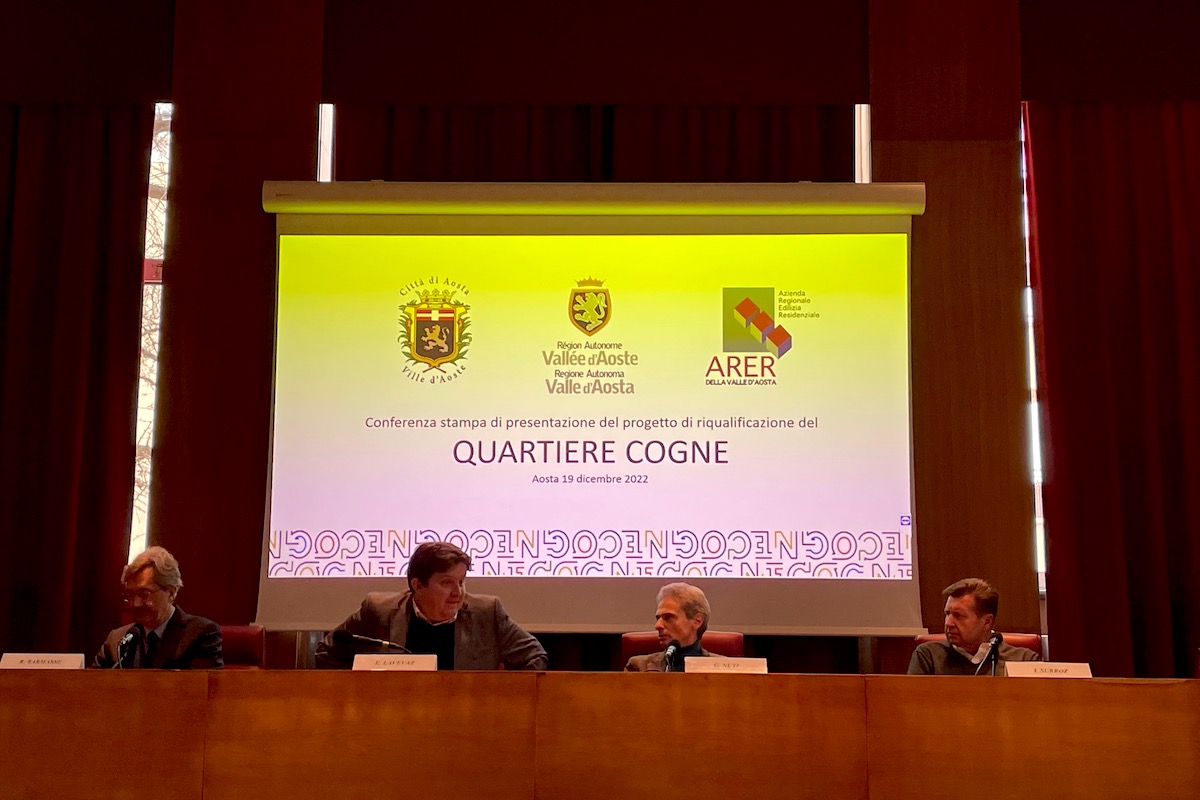 La presentazione del progetto di riqualificazione di quartiere Cogne