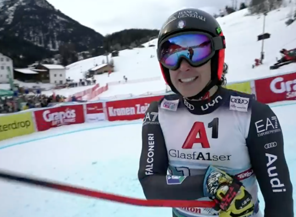 Federica Brignone sfiora di nuovo la vittoria nel SuperG di St. Anton