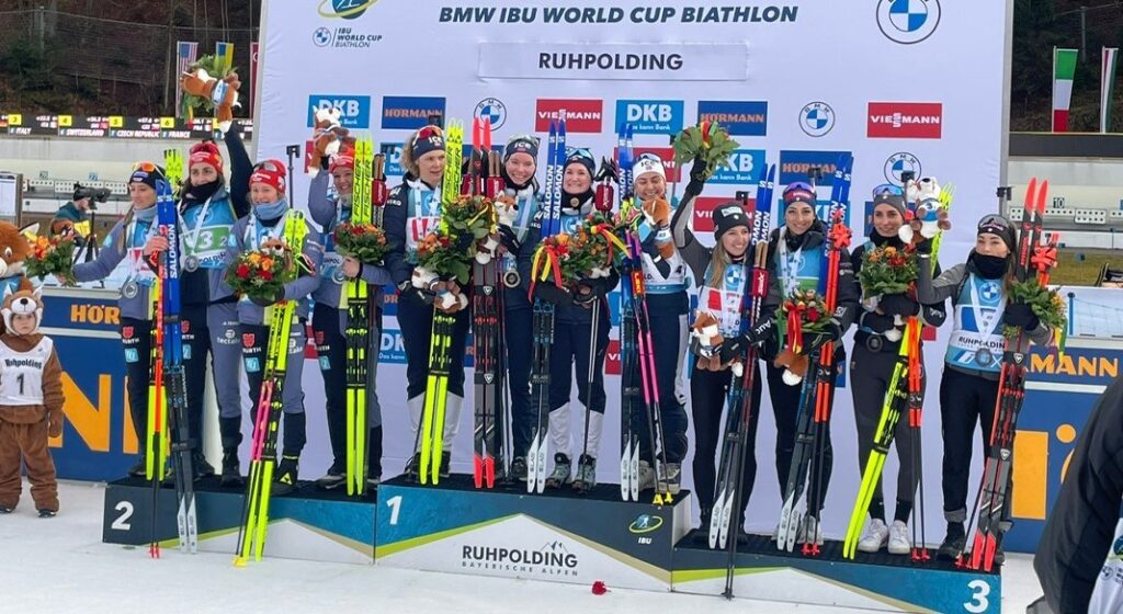 Biathlon, Samuela Comola terza con la staffetta azzurra in Germania