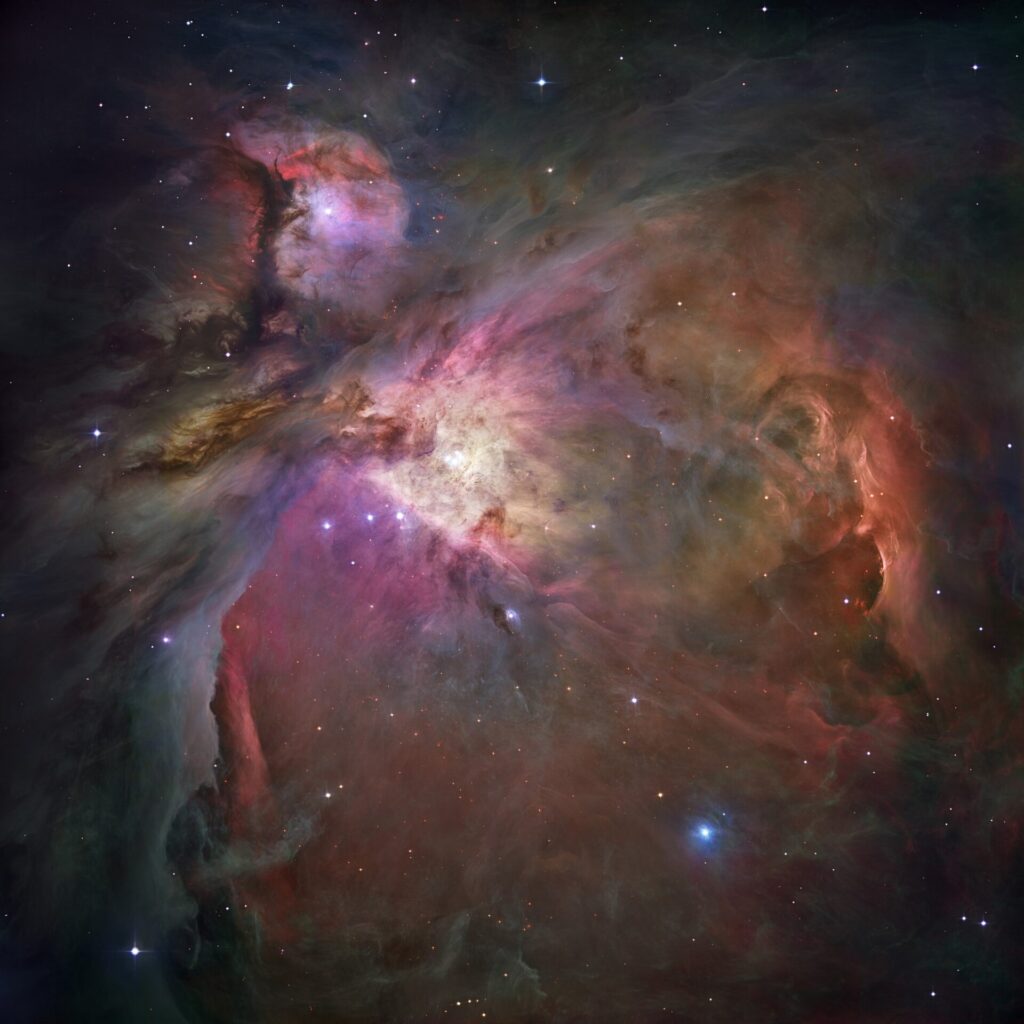px Orion Nebula Hubble mosaic