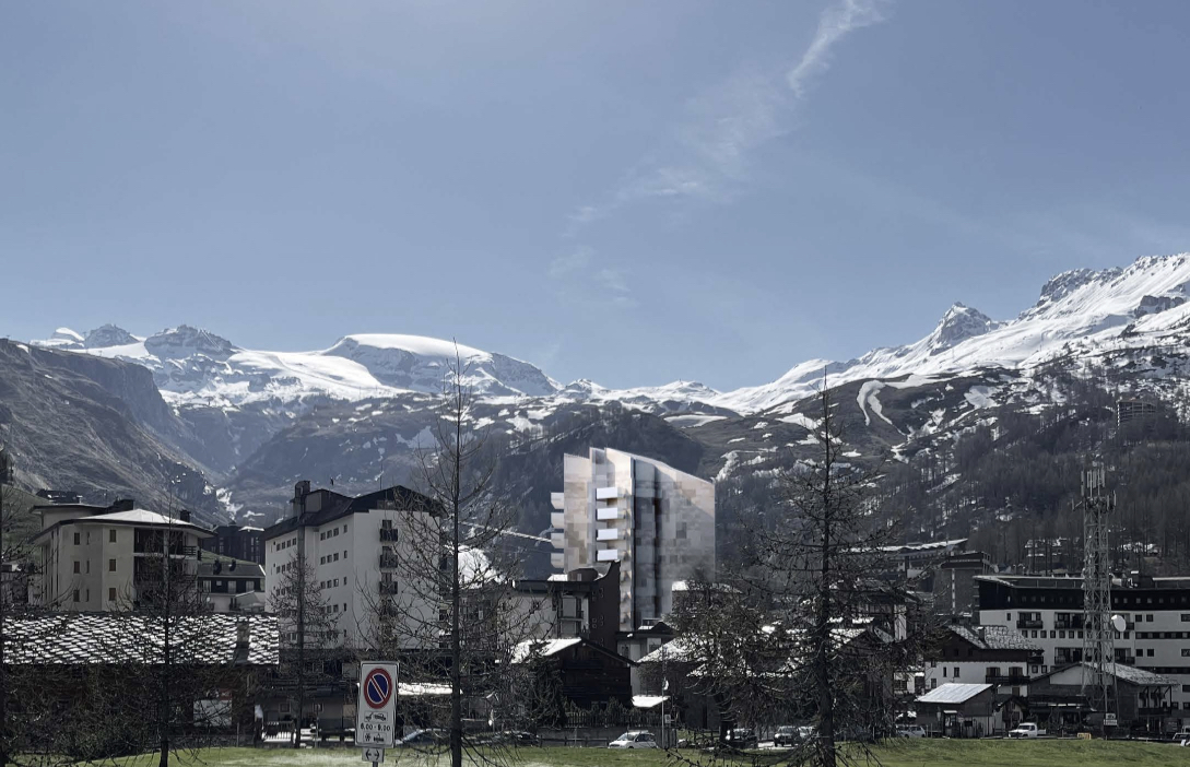 “The stone”, residence 9 piani Cervinia