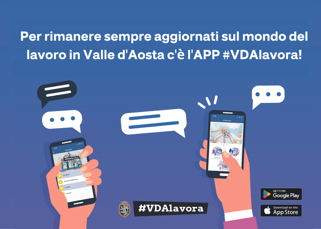 Cercare lavoro in Valle d’Aosta? Con l’APP #VDAlavora non è mai stato così semplice e veloce