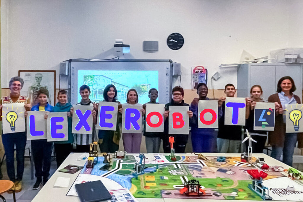 Il team della "Lexert" alla First Lego League Challenge