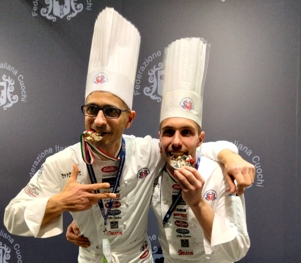 Gli chef Danilo Salerno e Simone Salmin campioni italiani di Mistery Box