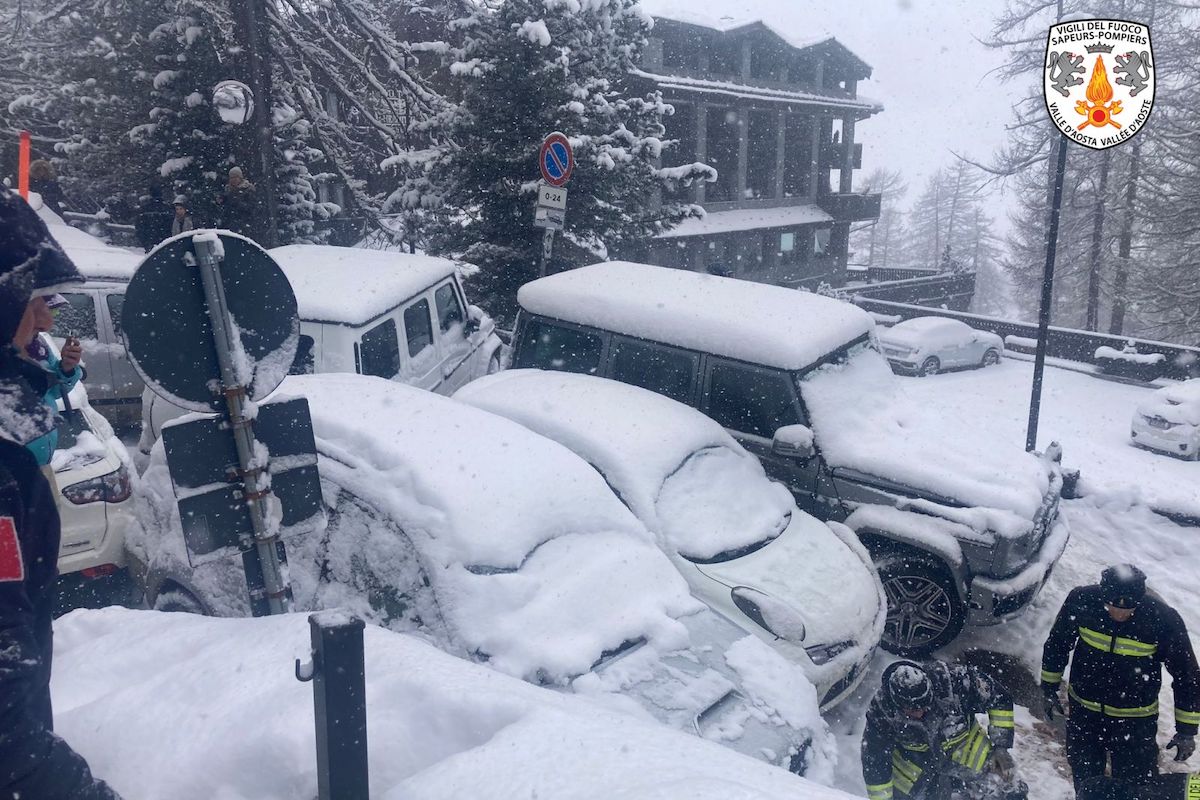 La "carambola" a Cervinia