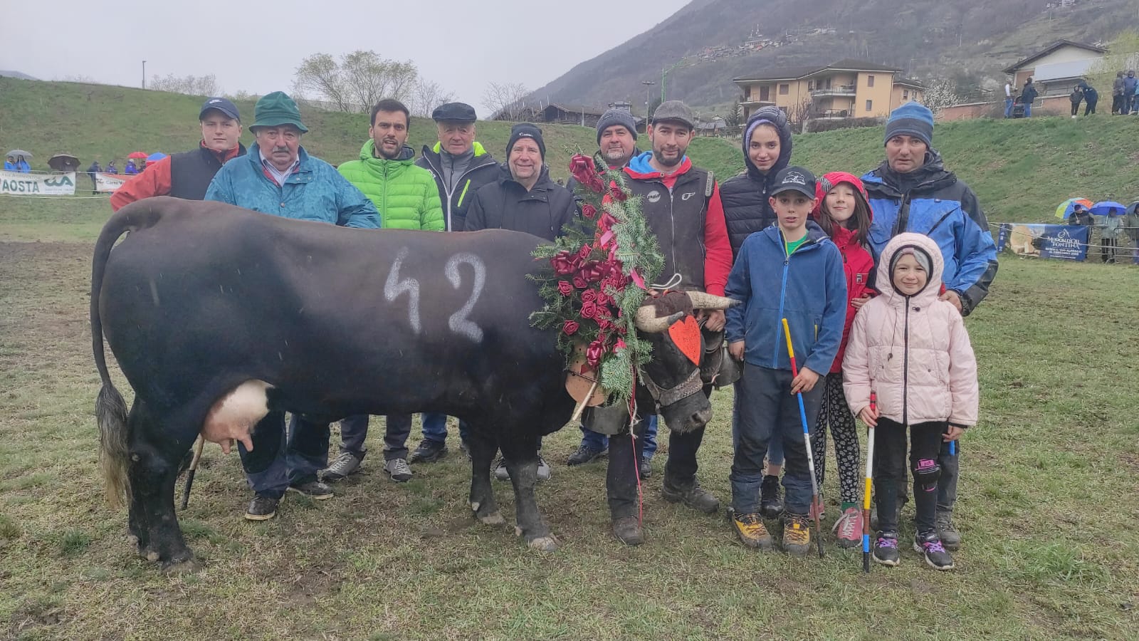 Breganda di Gildo Bonin completa la festa della famiglia di Gressan: suo il titolo di secondo peso di domenica 26 marzo