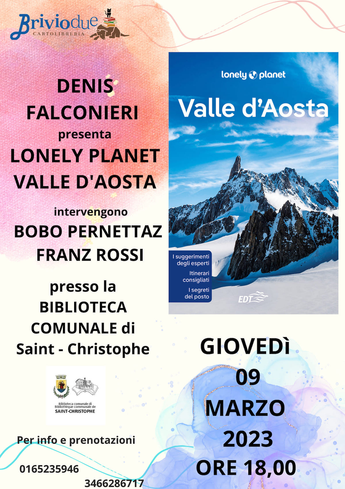 Locandina Lonely planet Valle d'Aosta