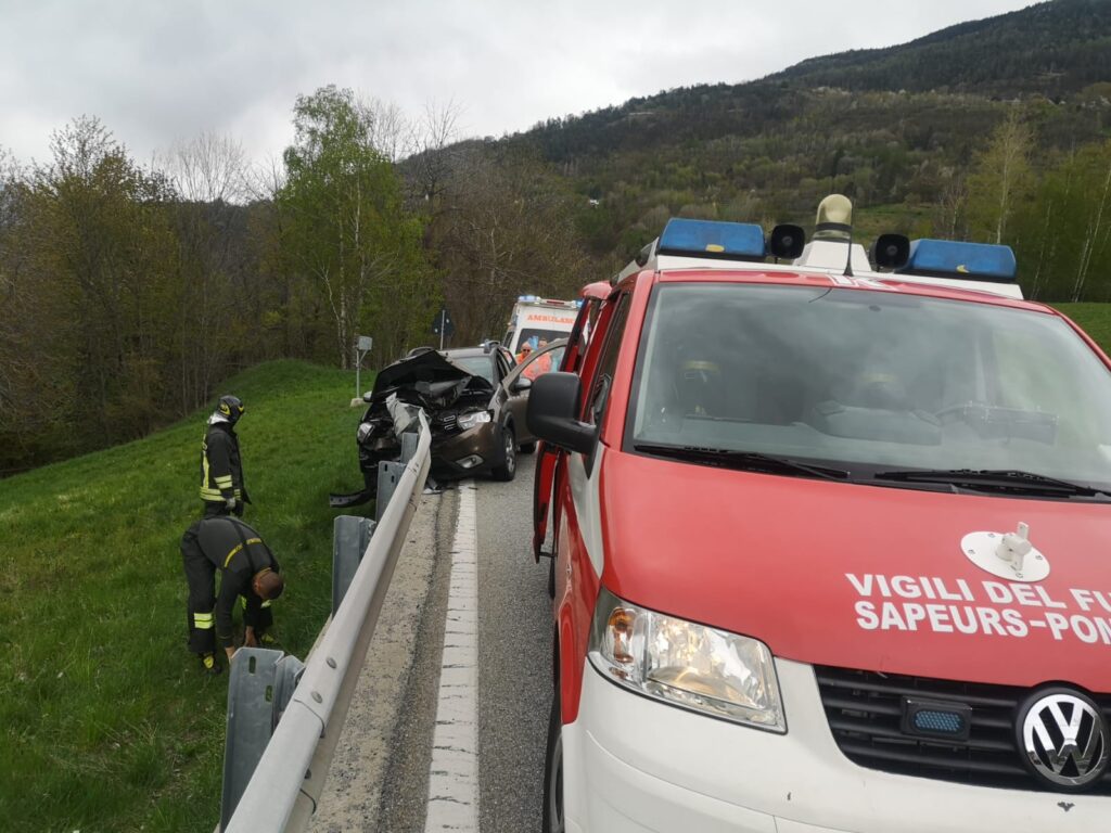 incidente stradale autonomo Rhemes