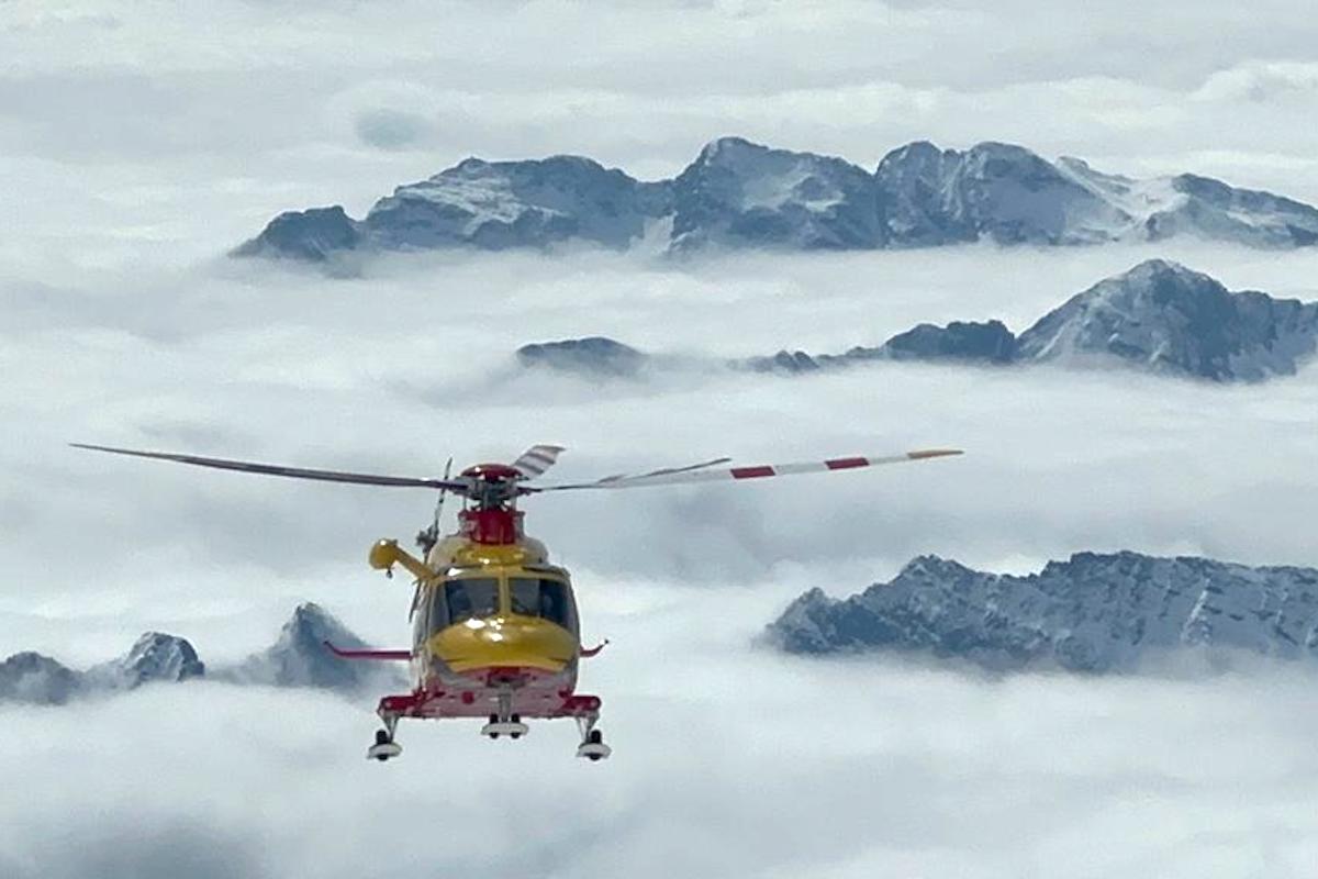 Il Soccorso alpino valdostano sul Balmenhorn
