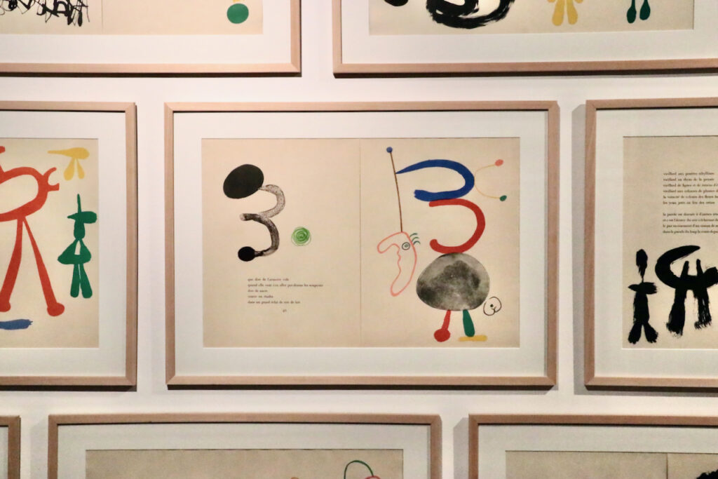 Mostra E quando sogno che vedo chiaro opere di Joan Mirò