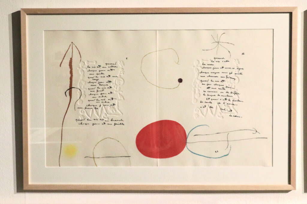 Mostra E quando sogno che vedo chiaro opere di Joan Mirò
